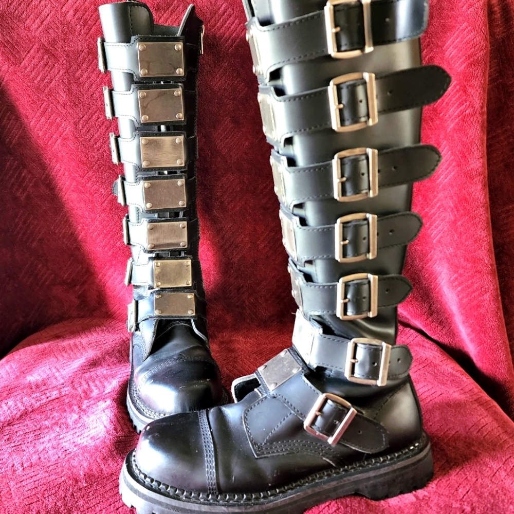 Demonia Reaper - Burning Man Boots - sz 9